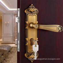 Custom style Luxury Interior bedroom door lock lever handle privacy